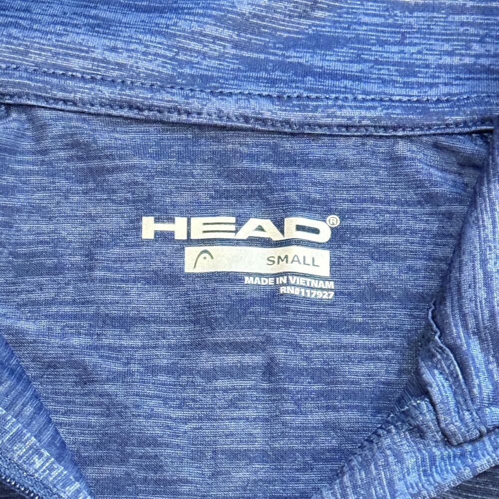 Head Pullover Womens Small Blue 1/4 Zip Long Sleeve Performance Thumbholes NEW - Picture 8 of 16